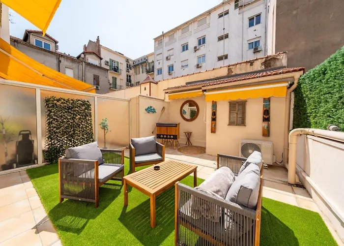 Apartment Le Paradis Hoche - Centre - Terrace - Quiet - Ac Cannes